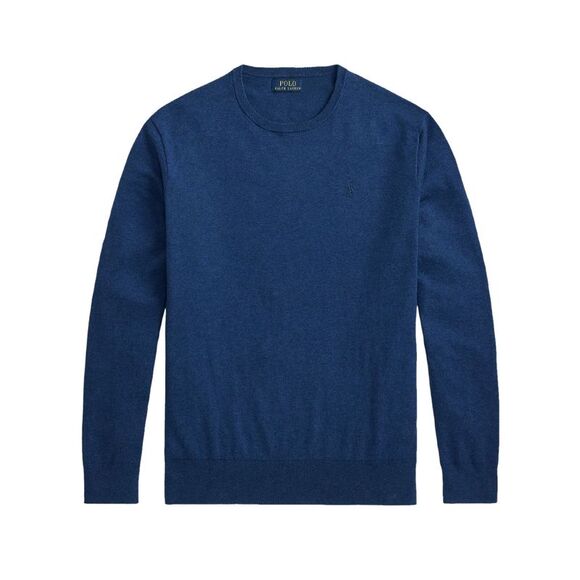 Polo Ralph Lauren Other - Polo Ralph Lauren Mens Regular-Fit Crewneck Sweater Medium Rustic Navy Heather